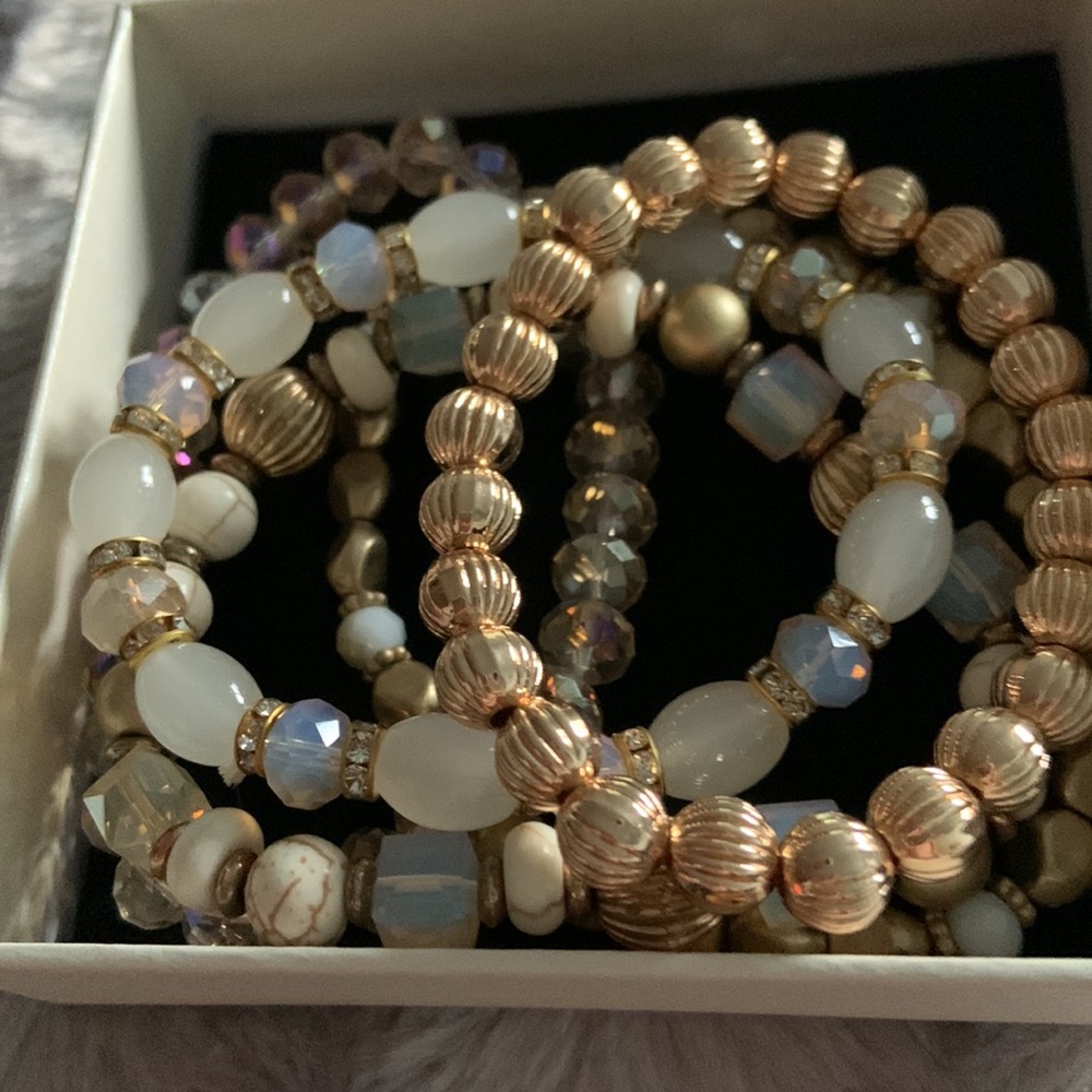 5 piece Bohemian Beaded Bracelets